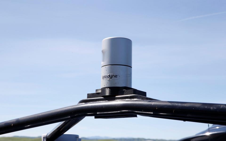 A lidar system made by Velodyne, - Credit: Reuters