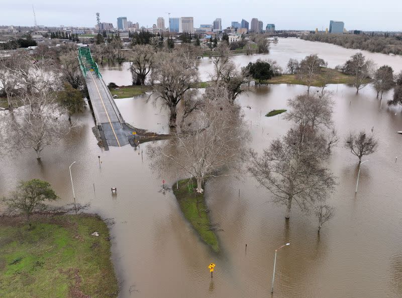 FILE PHOTO: Rainstorms cause flooding in Sacramento