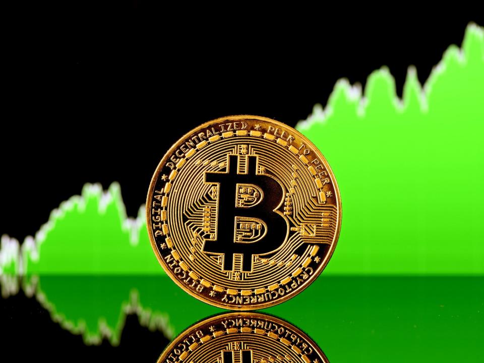 Bitcoin rose in price nearly 20 per cent after crashing to a yearly low on 22 June, 2021 (Getty Images)