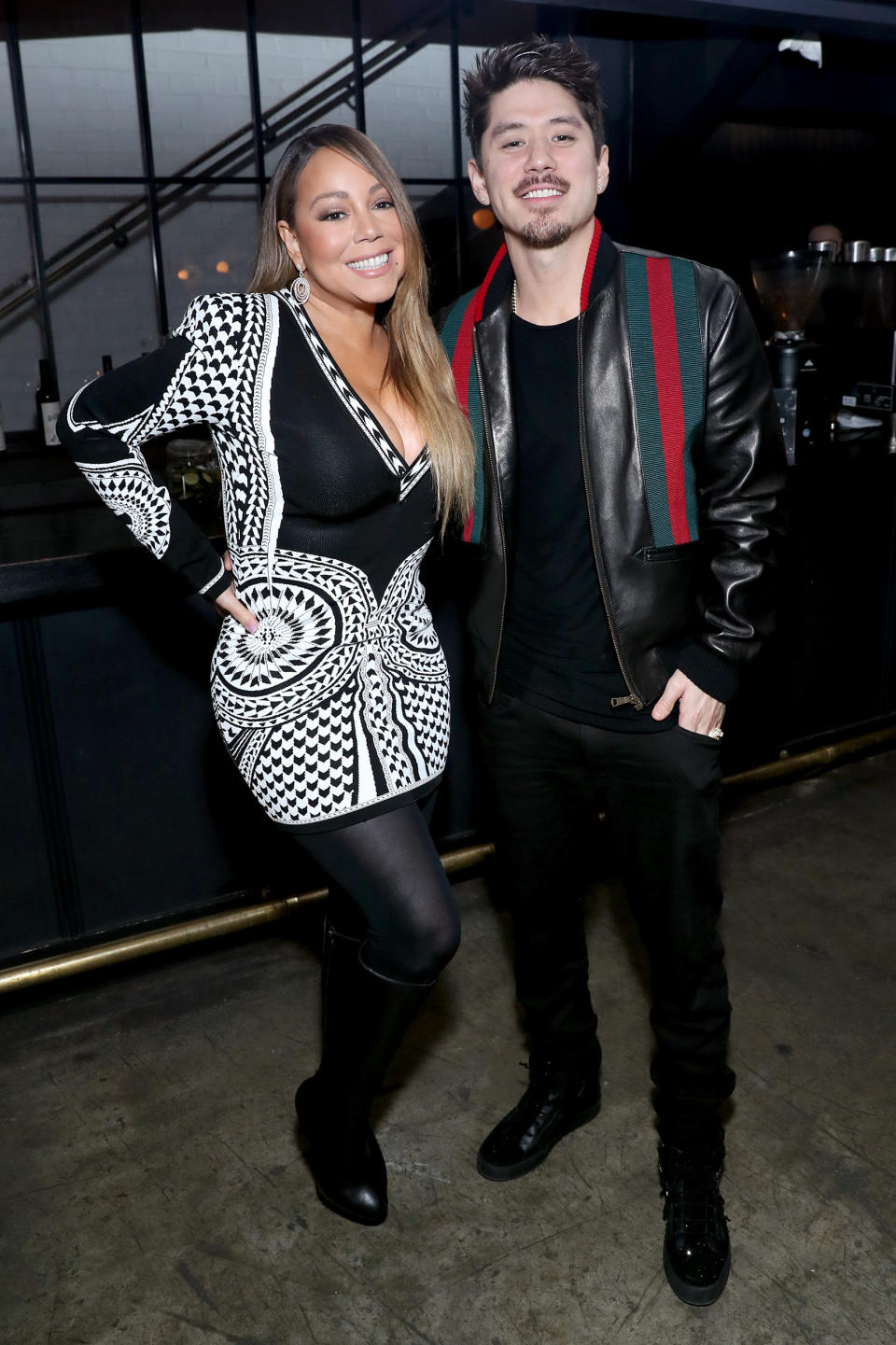Mariah Carey and Bryan Tanaka (Bennett Raglin / Getty Images )
