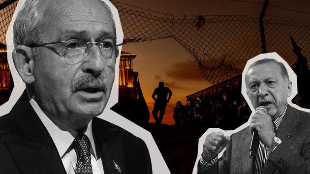 Kemal Kilicdaroglu and Tayyip Erdogan