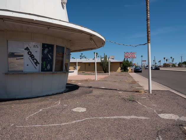 Street scene in Mesa, Arizona. (Photo: Molly Peters for HuffPost)