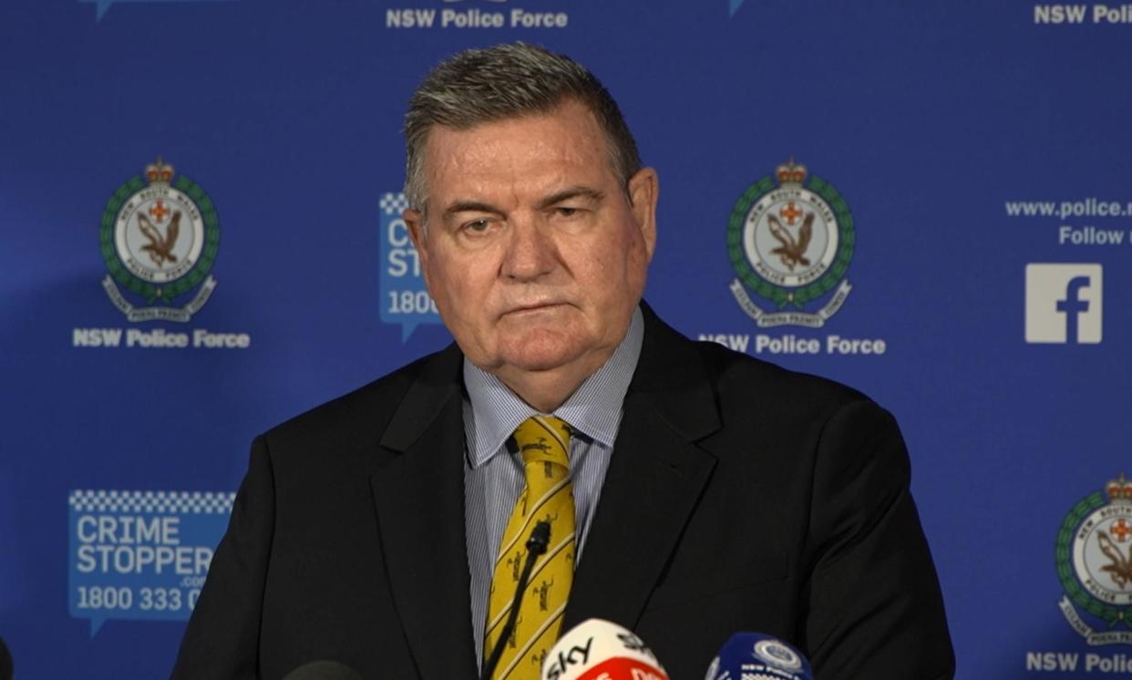 <span>Det Supt Daniel Doherty says the alleged stabbing murder in Boolaroo in the NSW Hunter region is ‘a tragic circumstance’.</span><span>Photograph: NSW police</span>