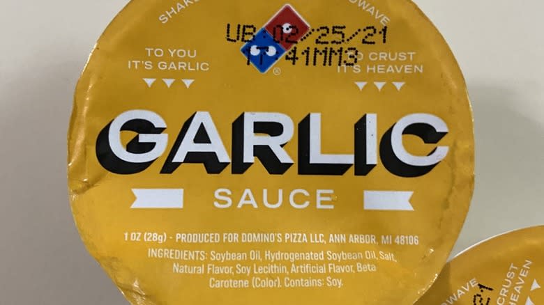 domino's garlic sauce