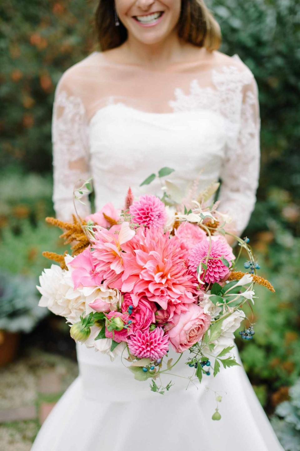 Pink Dahlia Bouquet