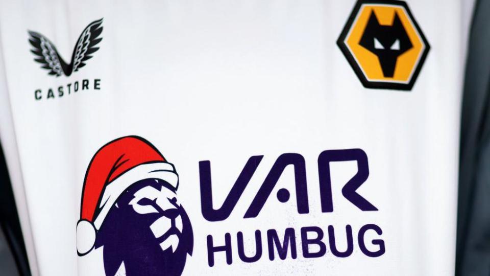 Wolves fans protest against VAR during the 2023-24 season