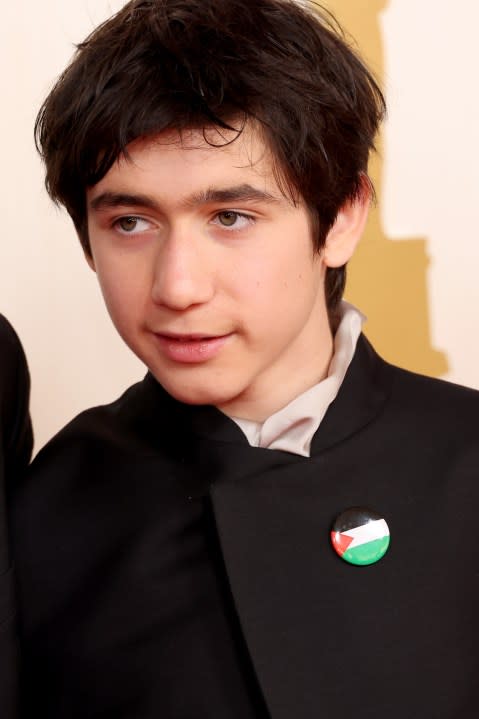 HOLLYWOOD, CALIFORNIA – MARCH 10: Milo Machado-Graner attends the 96th Annual Academy Awards on March 10, 2024 in Hollywood, California. (Photo by Mike Coppola/Getty Images)