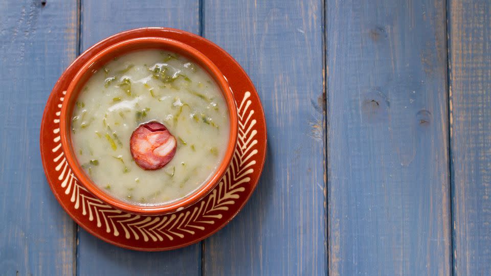 This hearty soup hails from Portugal's wine country. - Shutterstock