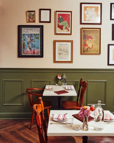 <p>Alex Lau</p> The restaurantâ€™s cozy, art-filled dining room