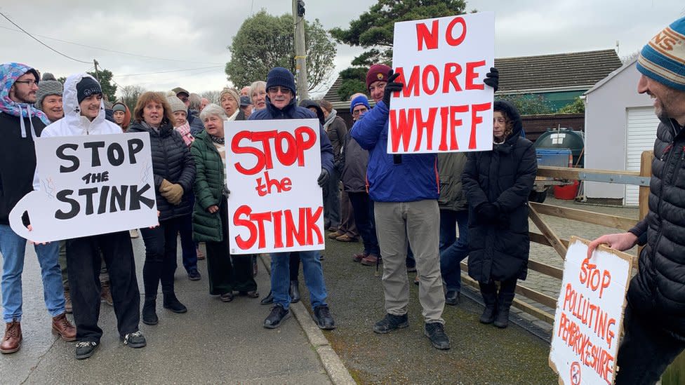 Withyhedge Landfill protestors