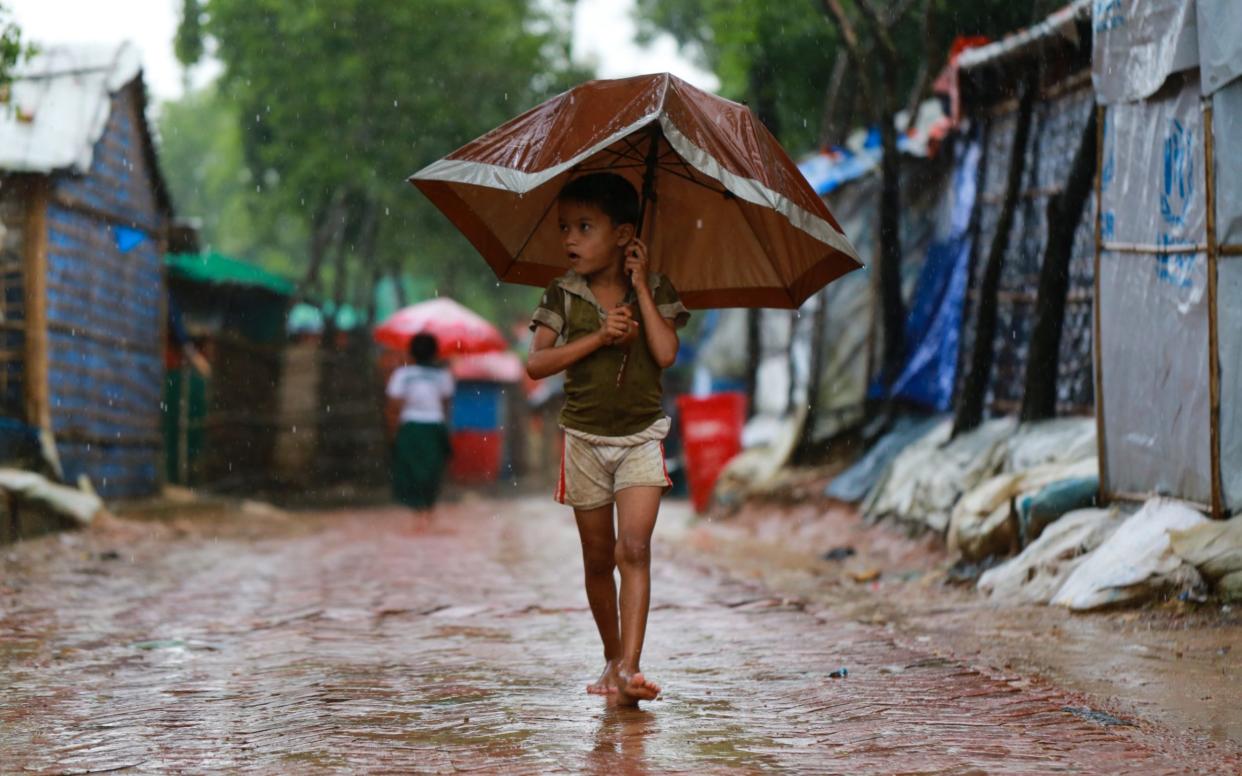 Hundreds of thousands of Rohingya were displaced due to an ethnic cleansing campaign - Barcroft Media via Getty Images