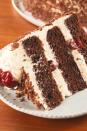 <p>Black forest cake can seem super-intimidating to make—you need to bake cake layers, make a sour cherry syrup, and whip a frosting? Also, what in the world is kirschwasser, anyway? We feel you. But we also promise you that in terms of this particular retro dessert, our recipe is as easy as it gets.</p><p>Get the <u><a href="https://www.delish.com/uk/cooking/recipes/a29681965/easy-black-forest-cake-recipe/" rel="nofollow noopener" target="_blank" data-ylk="slk:Black Forest Cake;elm:context_link;itc:0;sec:content-canvas" class="link ">Black Forest Cake</a> </u>recipe.</p>