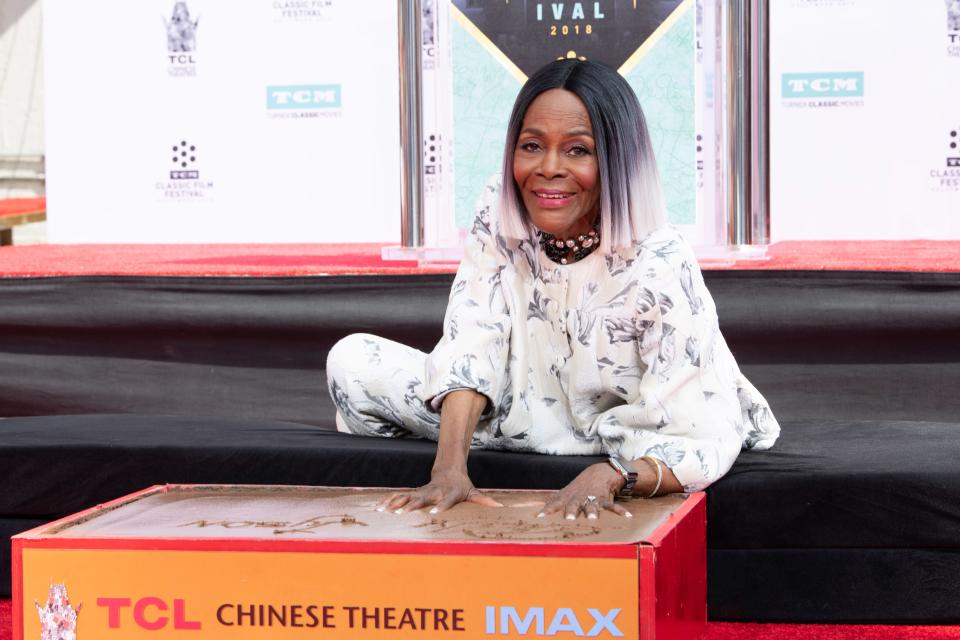 Cicely Tyson attended her Hand and Footprint ceremony in a three-toned ombré lob that's got folks talking.