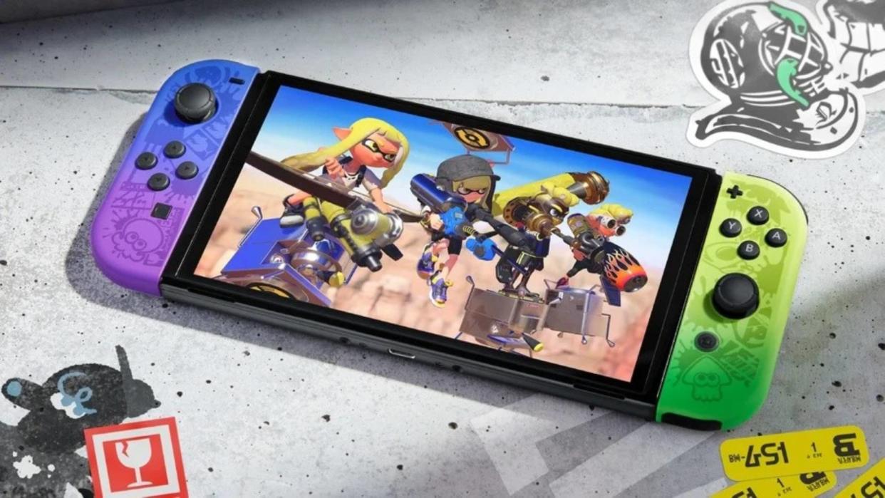  Nintendo Switch OLED Splatoon 3 edition. 