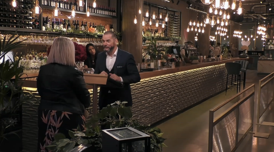 first dates maicirctre drsquo fred sirieix at the front door of the restaurant