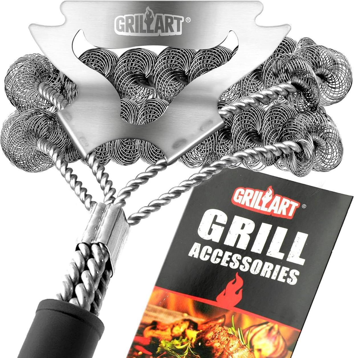 GRILLART Grill Brush for Outdoor Grill Bristle Free
