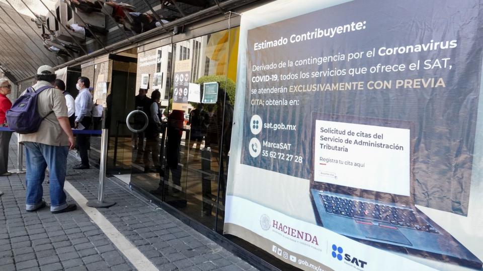 Oficinas del SAT solo atienden a la ciudadanía con citas previas