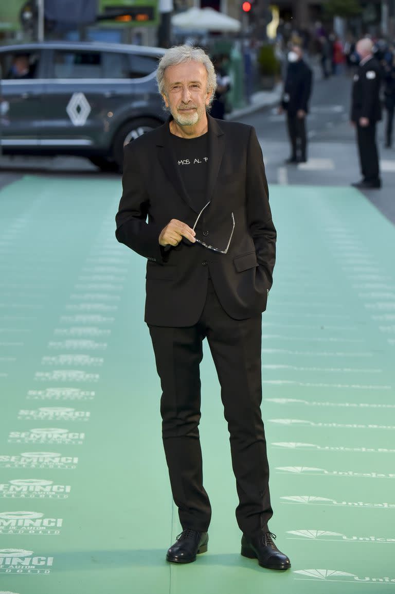 Eduardo Blanco, durante su paso por la alfombra verde
