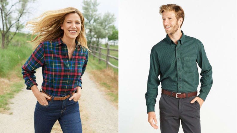 Nothing says fall like flannel from L.L.Bean.