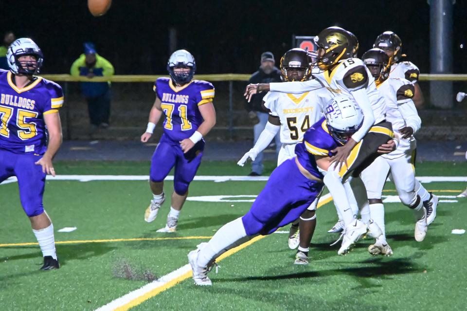 Bloom-Carroll senior linebacker Andrew Marshall was named the Central District Divison III Defensive Player of the Year.