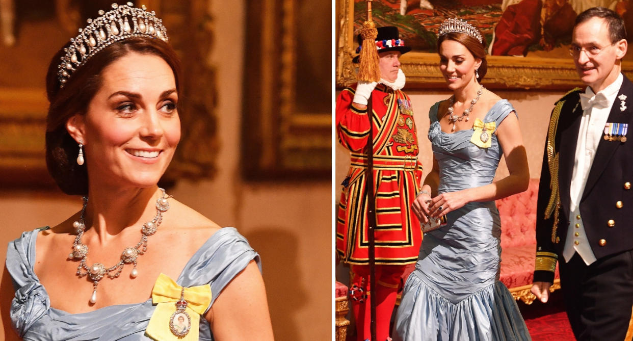 The Duchess of Cambridge attends the Netherlands State Banquet (PA)