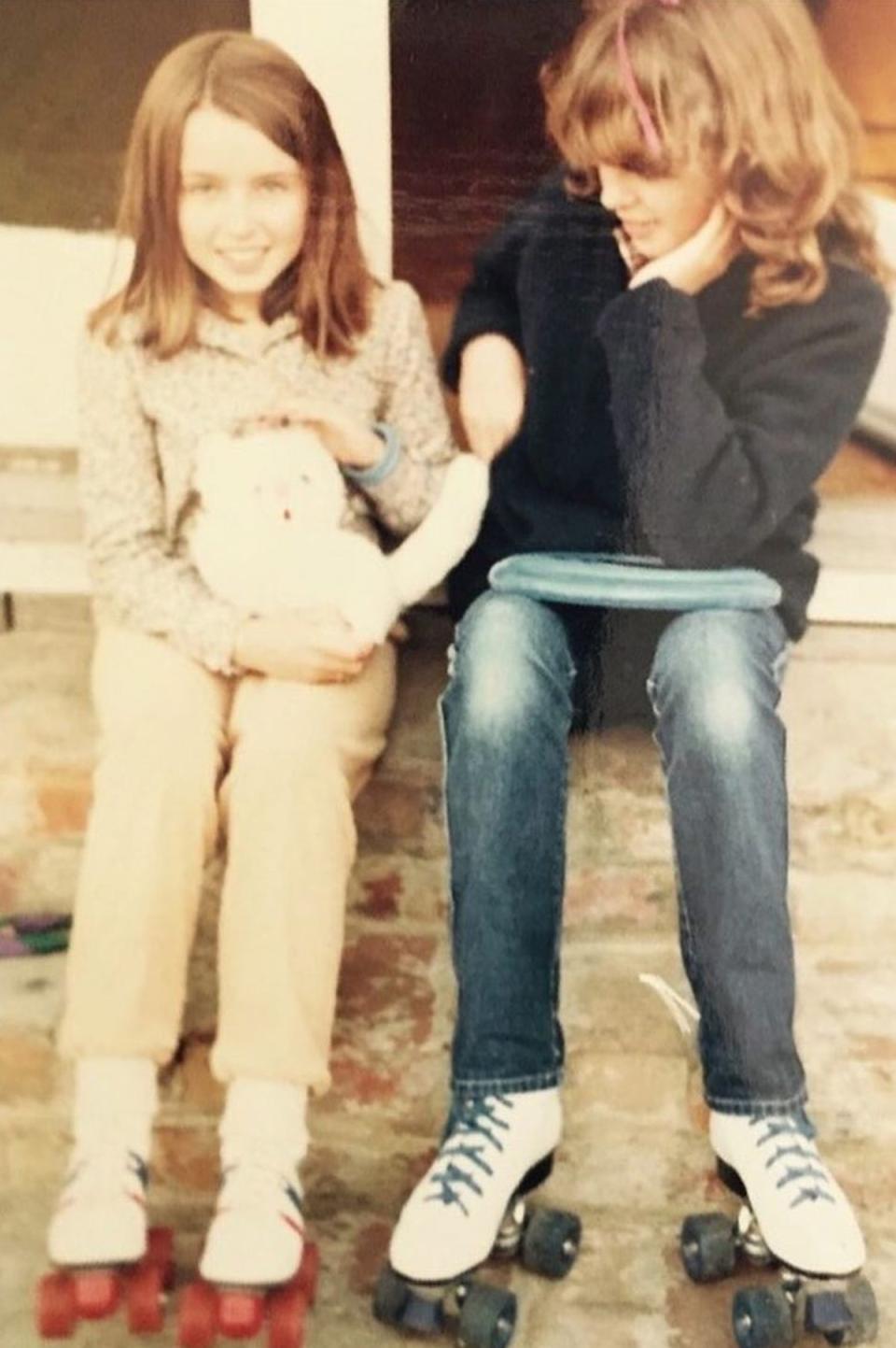 Kylie, pictured with sister Dannii during their childhood in Australia, has resided in the UK for 30 years (Kylie Minogue/Instagram)