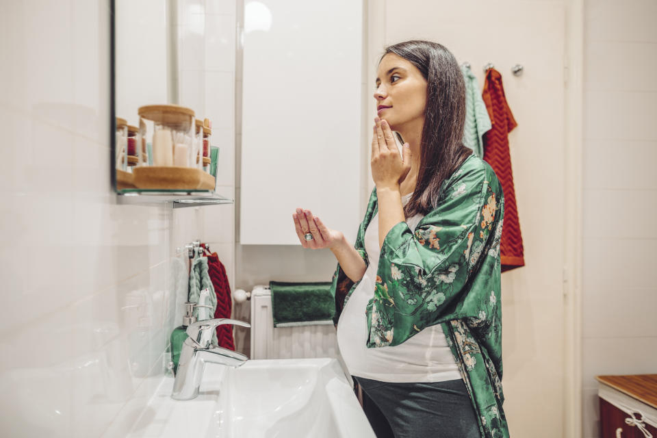 Pregnant women can be impacted by melasma, which causes pigmentation. (Getty Images)