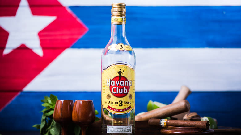 Havana Club rum and cigar