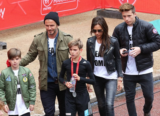 The entire Beckham clan are on the road to superstardom.