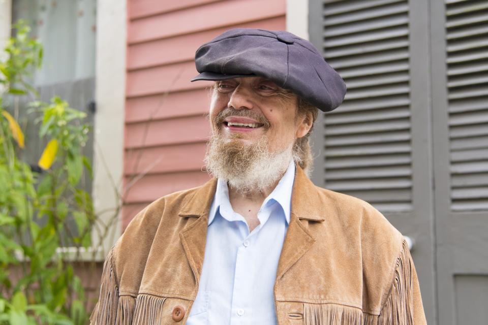 Mac Rebennack aka Dr. John participates in a second line parade honoring music legend Antoine "Fats" Domino on November 1, 2017 in New Orleans, Louisiana. Domino passed away last week at the age of 89.  (Photo by Erika Goldring/Getty Images)