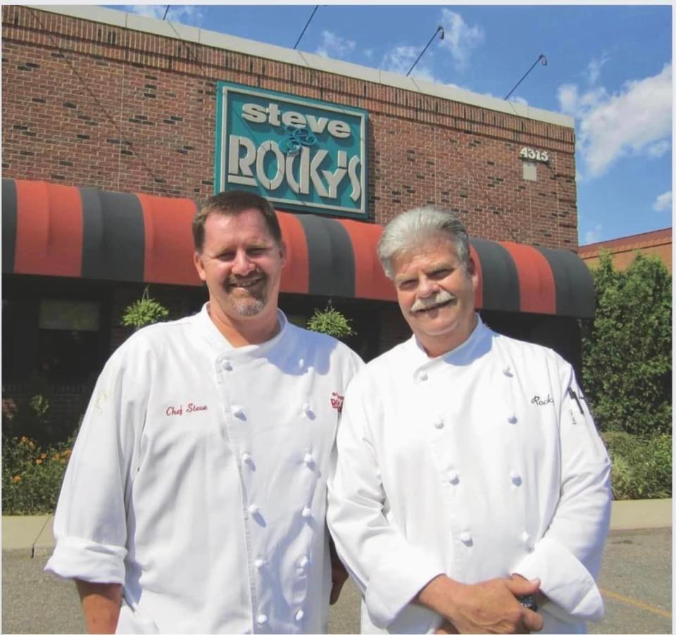 Steve Allen, left, and Chuck "Rocky" Rachwitz, owners of Steve & Rocky's in Novi.
