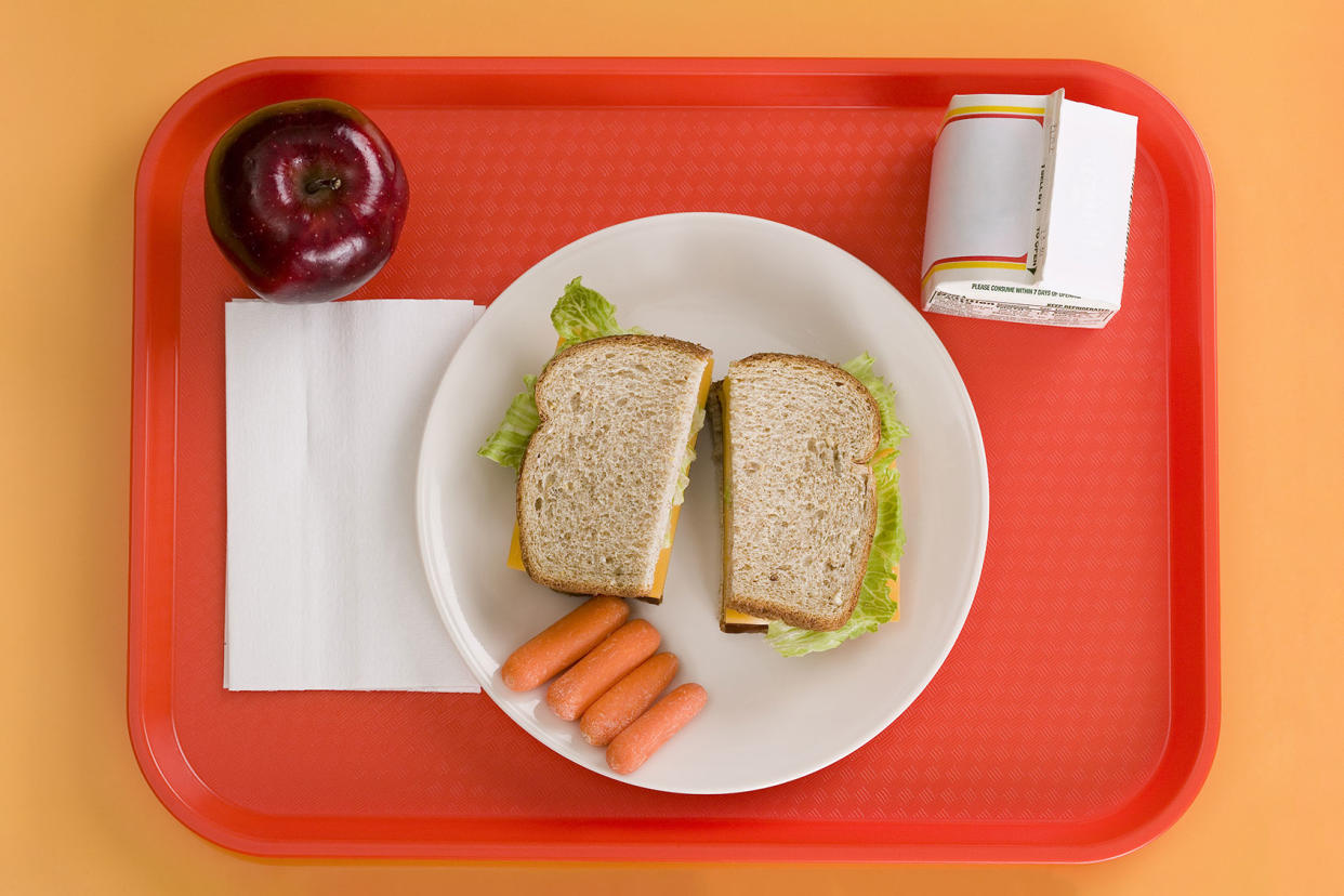 Lunch tray Getty Images/Comstock Images