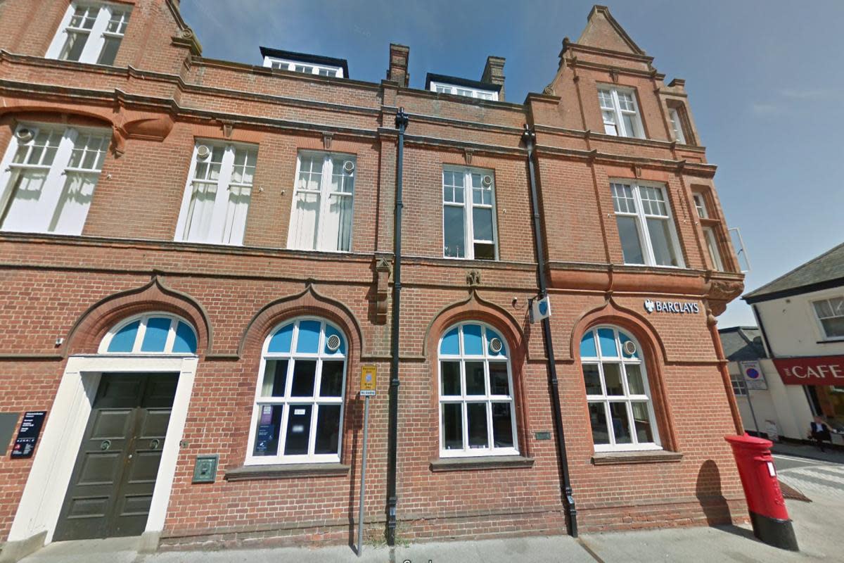 The former Barclays Bank in Felixstowe is set to provide eight new homes <i>(Image: Google Maps)</i>