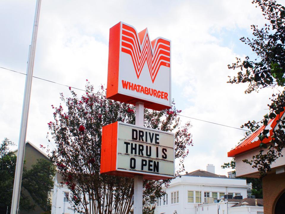 whataburger sign