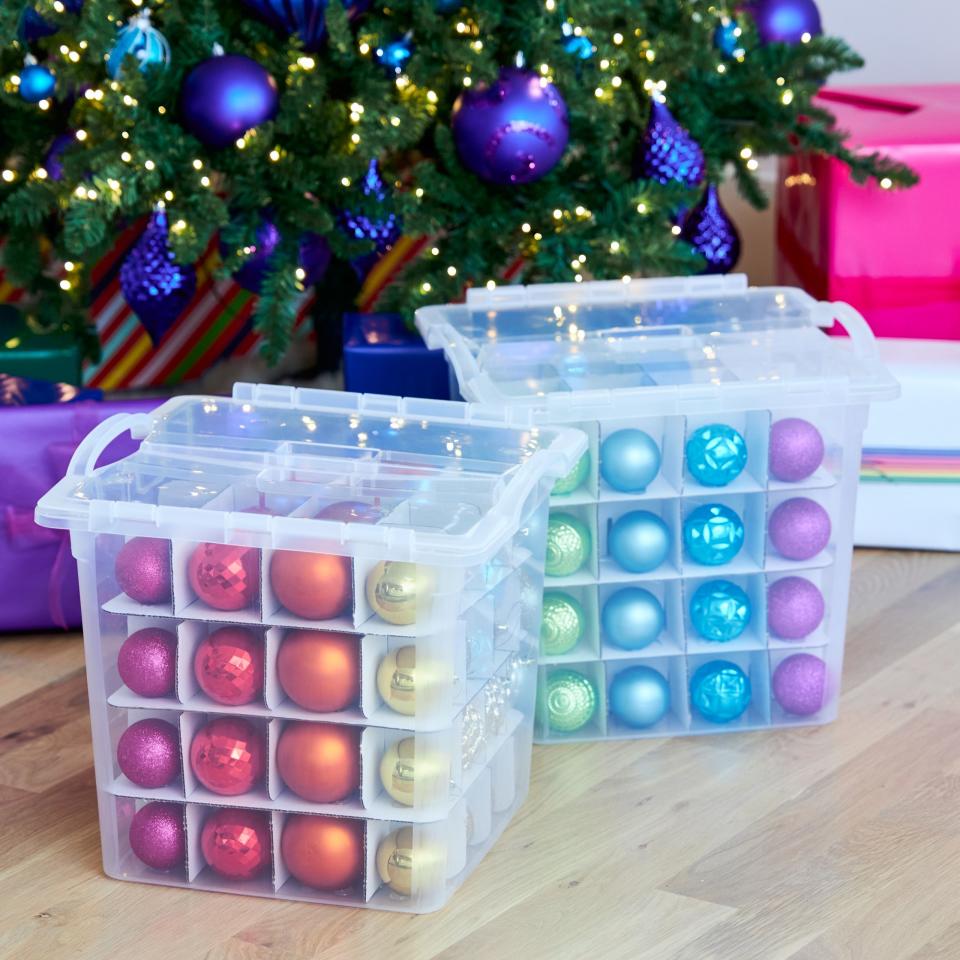 1) Ornament Organizer, Pack of 2