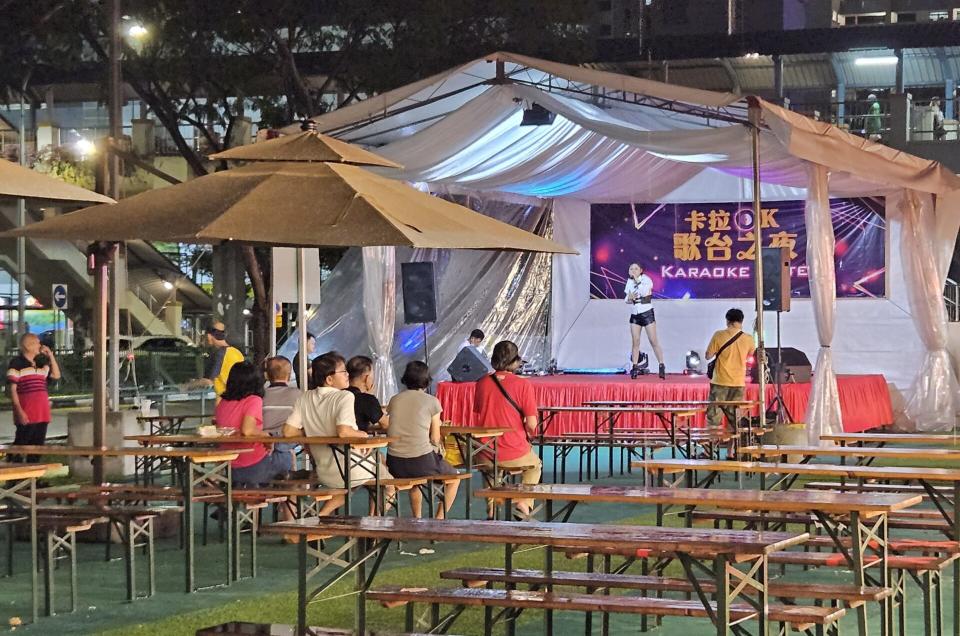 sk pasar malam - getai performance