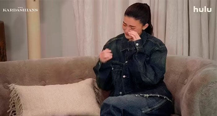 Kylie Jenner rompe a llorar al saber que su madre tiene un tumor