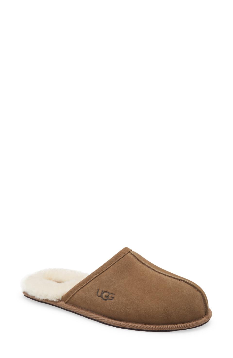 <p><strong>Ugg</strong></p><p>nordstrom.com</p><p><strong>$48.00</strong></p><p><a href="https://go.redirectingat.com?id=74968X1596630&url=https%3A%2F%2Fwww.nordstrom.com%2Fs%2Fugg-scuff-slipper-men%2F2777632&sref=https%3A%2F%2Fwww.townandcountrymag.com%2Fstyle%2Fmens-fashion%2Fg27887516%2Flast-minute-fathers-day-gifts%2F" rel="nofollow noopener" target="_blank" data-ylk="slk:Shop Now;elm:context_link;itc:0;sec:content-canvas" class="link ">Shop Now</a></p><p>Let dad put his feet up this year with these cozy sheepskin slippers. </p><p><strong>More:</strong> <a href="http://www.townandcountrymag.com/style/mens-fashion/g31813514/best-slippers-for-men/" rel="nofollow noopener" target="_blank" data-ylk="slk:The Best Men's Slippers;elm:context_link;itc:0;sec:content-canvas" class="link ">The Best Men's Slippers</a></p>