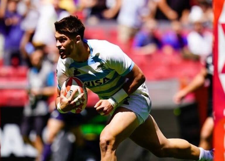 Los Pumas 7s le ganaron a Francia en el grupo A de la primera etapa de la Gran Final