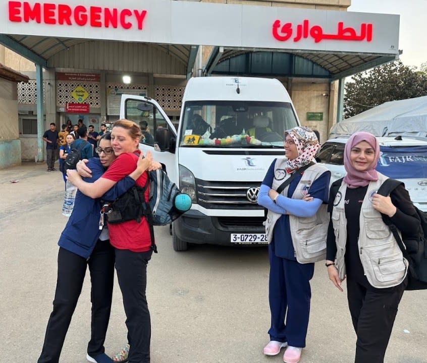 Portland nurse Monica Johnston volunteered at a hospital in Gaza and returned home on May 18, 2024. (Courtesy: Monica Johnston)