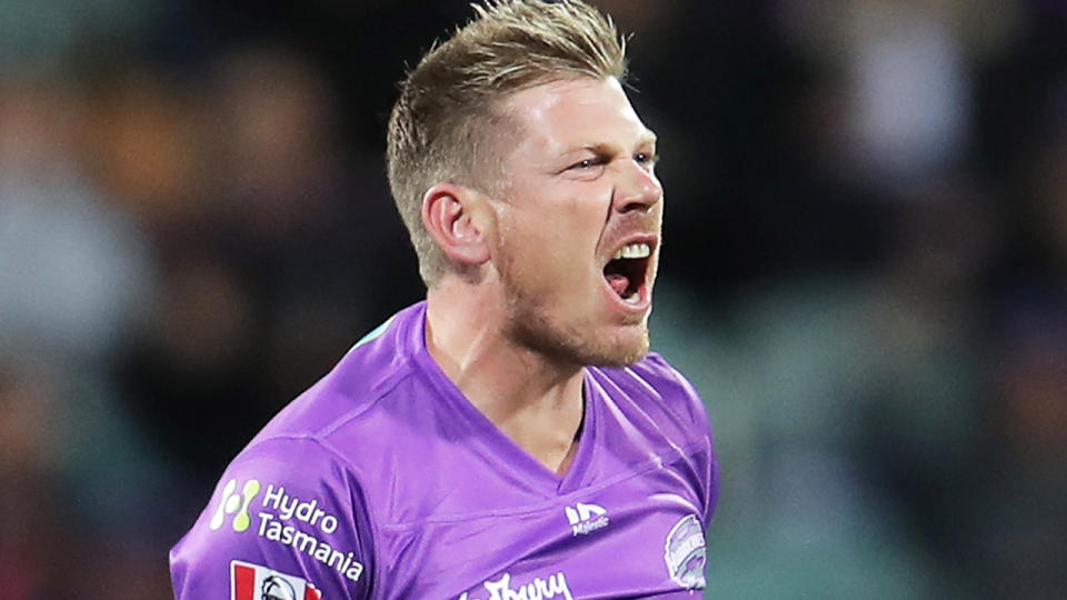 James Faulkner says he was betrayed by Hobart Hurricanes coach Adam Griffith over his contract for the 2021 BBL season. (Photo by Matt King/Getty Images)