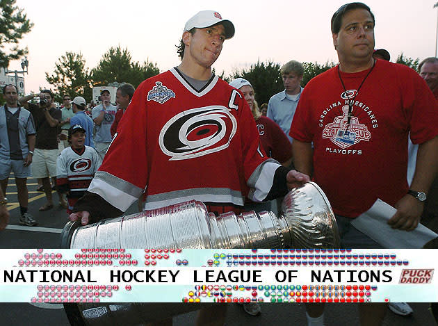 Blue Line Rod Brind'Amour Carolina Hurricanes Dark 2005 Jersey