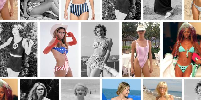 Cherry Dot Monroe Bikini Bottoms- vintage pinup style swimwear