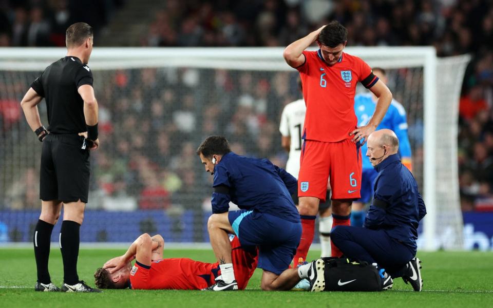 John Stones went off in the first half - Action Images via Reuters 