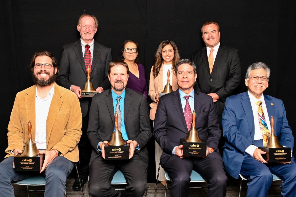 The Victor Elementary School District was among six districts honored with a Golden Bell Award for programs designed to help students succeed.