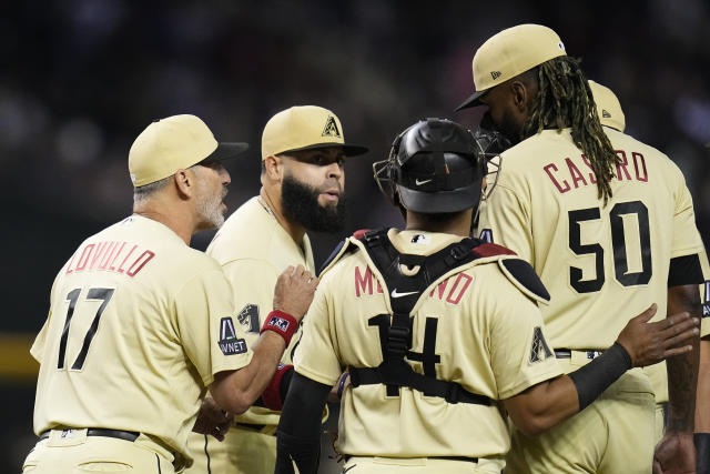 Perdomo, Gurriel hit 2-run homers as Diamondbacks win 4th straight, beat  A's 5-2 behind Kelly - Newsday