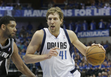 Dirk Nowitzki has no plans to leave Dallas after he becomes a free agent. (AP)