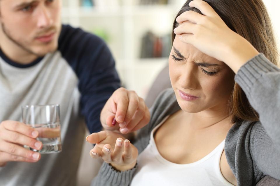 If you use a prescription or over-the-counter pain reliever more than two or three times a week, the headache may improve for a short time after the medication is taken and then recur