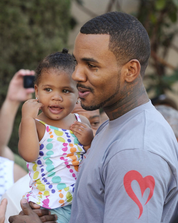 Rapper The Game tells critics of his daughter’s dress to mind their own