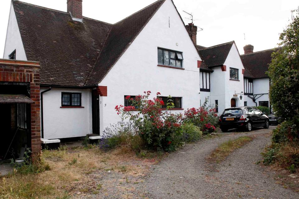 The property in Pinner where neighbours are warring over their wheelie bin space (NIGEL HOWARD ©)